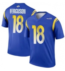 Men Los Angeles Rams Terrance Ferguson #18 Blue 2024 F U S E Vapor Untouchable Stitched Football Jersey