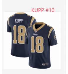 Men Rams Cooper Kupp #10 Blue Stitched Jersey Men Rams Cooper Kupp #10 Blue Stitched Jersey