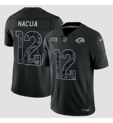 Youth Los Angeles Rams 12 Puka Nacua Black 2026 Salute to Service Limited Stitched Football Jersey Youth Los Angeles Rams 12 Puka Nacua Black 2026 Salute to Service Limited Stitched Football Jersey