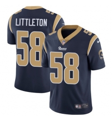 Youth Nike Rams 58 Cory Littleton Navy Blue Team Color Stitched NFL Vapor Untouchable Limited Jersey Youth Nike Rams 58 Cory Littleton Navy Blue Team Color Stitched NFL Vapor Untouchable Limited Jersey