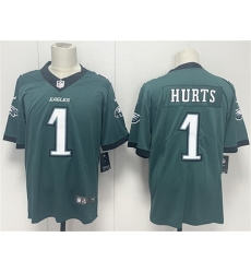 Men Philadelphia Eagles 1 Jalen Hurts Green 2024 New Vapor Untouchable Limited Stitched Football Jersey Men Philadelphia Eagles 1 Jalen Hurts Green 2024 New Vapor Untouchable Limited Stitched Football Jersey