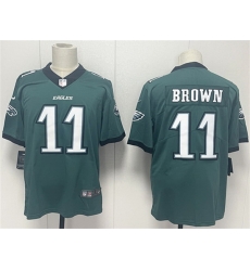 Men Philadelphia Eagles 11 A J Brown Green 2024 New Vapor Untouchable Limited Stitched Football Jersey Men Philadelphia Eagles 11 A J Brown Green 2024 New Vapor Untouchable Limited Stitched Football Jersey