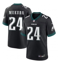 Men Philadelphia Eagles 24 Andrew MUKUBA Black Vapor Untouchable Limited Stitched Football Jersey