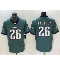 Men Philadelphia Eagles 26 Saquon Barkley Green 2024 New Vapor Untouchable Limited Stitched Football Jersey Men Philadelphia Eagles 26 Saquon Barkley Green 2024 New Vapor Untouchable Limited Stitched Football Jersey