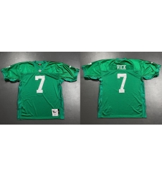 Men Philadelphia Eagles 7 Michael Vick Green Throwback Stitched Baseball Jersey Men Philadelphia Eagles 7 Michael Vick Green Throwback Stitched Baseball Jersey