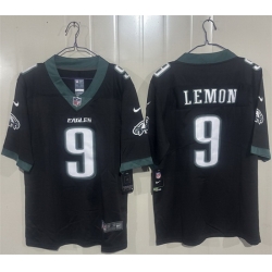 Men Philadelphia Eagles  9 Makai Lemon Black 2026 Draft Vapor Untouchable Limited Stitched Football Jersey