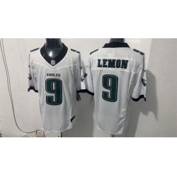 Men Philadelphia Eagles  9 Makai Lemon White 2026 F U S E  Draft Vapor Untouchable Limited Stitched Football Jersey