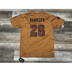 Men Philadelphia Eagles Saquon Barkley #26 Salute to Service Jersey