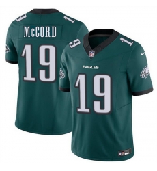 Youth Philadelphia Eagles 19 Kyle McCord Green 2025 Draft New F U S E  Vapor Untouchable Limited Stitched Football Jersey