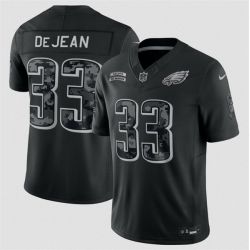 Youth Philadelphia Eagles  33 Cooper DeJean Black 2026 Salute to Service Limited Stitched Football Jersey
