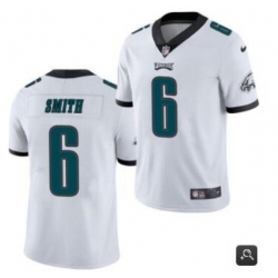 Youth Philadelphia Eagles #6 DeVonta Smith 2021 NFL Draft White Vapor Untouchable Limited Stitched Jersey