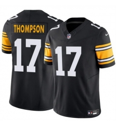 Men Pittsburgh Steelers 17 Skylar Thompson Black 2025 F U S E  Alternate Vapor Untouchable Limited Stitched Jersey