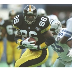 Men Pittsburgh Steelers #86 Eric Green 1994 Throwback Black 75TH Anniversary NFL Jersey