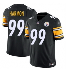 Men Pittsburgh Steelers 99 Derrick Harmon Black 2025 Draft F U S E Vapor Limited Stitched Football Jersey Men Pittsburgh Steelers 99 Derrick Harmon Black 2025 Draft F U S E Vapor Limited Stitched Football Jersey
