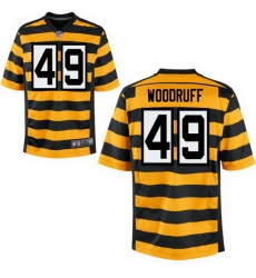 Men Steelers #49 Dwayne Woodruff Alternate Game Stitched NFL Jersey Men Steelers #49 Dwayne Woodruff Alternate Game Stitched NFL Jersey