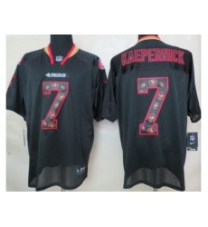 Nike San Francisco 49ers 7 Colin Kaepernick Black Elite Lights Out NFL Jersey Nike San Francisco 49ers 7 Colin Kaepernick Black Elite Lights Out NFL Jersey