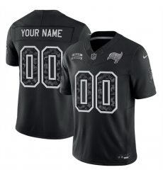 Men Tampa Bay Buccaneers Active Player Custom Black F U S E  2026 Salute to Service Limited Stitched Football Jersey