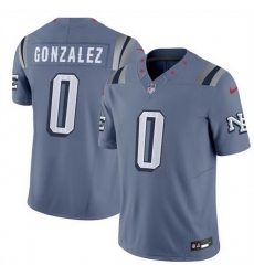 Men New England Patriots 0 Christian Gonzalez 2025 F U S E Rivalries Vapor Limited Stitched Football Jersey