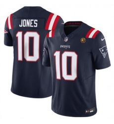 Men New England Patriots 10 Mac Jones Navy 2023 F U S E With John Madden Patch Vapor Limited Stitched Football Jersey Men New England Patriots 10 Mac Jones Navy 2023 F U S E With John Madden Patch Vapor Limited Stitched Football Jersey