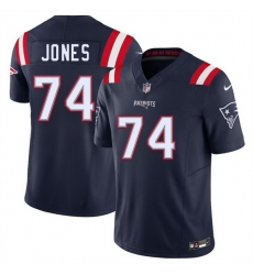 Men New England Patriots 74 Caleb Jones Navy 2025 F U S E Vapor Limited Stitched Football Jersey Men New England Patriots 74 Caleb Jones Navy 2025 F U S E Vapor Limited Stitched Football Jersey