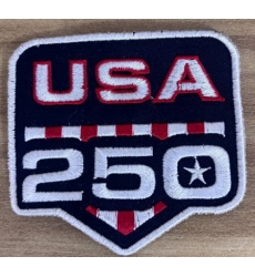 Men New England Patriots USA 250 Anniversary Patch Biaog