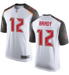 Men Nike Tampa Bay Buccaneers 12 Tom Brady White Vapor Limited Stitched NFL Jersey Men Nike Tampa Bay Buccaneers 12 Tom Brady White Vapor Limited Stitched NFL Jersey