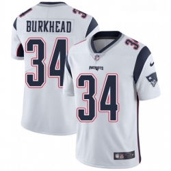 Youth Nike New England Patriots 34 Rex Burkhead White Vapor Untouchable Limited Player NFL Jersey