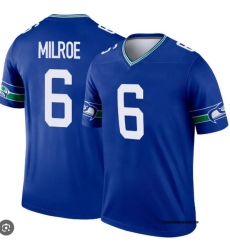 Men Seattle Seahawks 6 Jalen Milroe Light Blue F U S E Vapor Untouchable Limited Stitched Football Jersey Men Seattle Seahawks 6 Jalen Milroe Light Blue F U S E Vapor Untouchable Limited Stitched Football Jersey