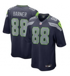 Men Seattle Seahawks  88 AJ BARNER Navy 2026 F U S E  Vapor Untouchable Limited Stitched Football Jersey