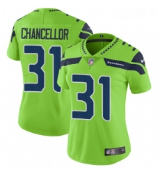 Womens Nike Seattle Seahawks 31 Kam Chancellor Limited Green Rush Vapor Untouchable NFL Jersey Womens Nike Seattle Seahawks 31 Kam Chancellor Limited Green Rush Vapor Untouchable NFL Jersey