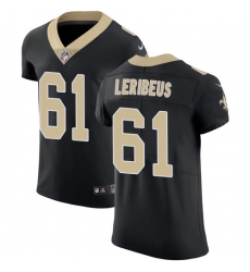 Elite Nike Black Mens Josh LeRibeus Home Jersey NFL 61 New Orleans Saints Vapor Untouchable Elite Nike Black Mens Josh LeRibeus Home Jersey NFL 61 New Orleans Saints Vapor Untouchable