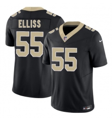Men New Orleans Saints 55 Kaden Elliss Black 2026 F U S E Vapor Limited Stitched Football Jersey Men New Orleans Saints 55 Kaden Elliss Black 2026 F U S E Vapor Limited Stitched Football Jersey