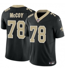 Men New Orleans Saints 78 Erik McCoy Black 2025 F U S E Vapor Limited Stitched Football Jersey Men New Orleans Saints 78 Erik McCoy Black 2025 F U S E Vapor Limited Stitched Football Jersey