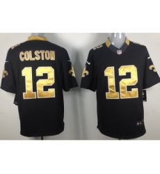 Nike New Orleans Saints 12 Marques Colston Black LIMITED NFL Jersey Nike New Orleans Saints 12 Marques Colston Black LIMITED NFL Jersey