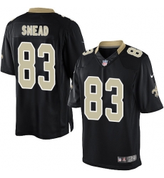 Nike New Orleans Saints #83 Willie Snead Mens Elite Black Team Color NFL Jersey Nike New Orleans Saints #83 Willie Snead Mens Elite Black Team Color NFL Jersey