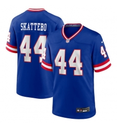 Men New York Giants 44 Cam Skattebo Royal Vapor Limited Stitched Football Jersey