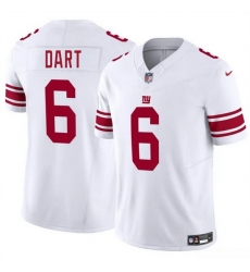 Men New York Giants 6 Jaxson Dart White 2025 Draft F U S E Vapor Untouchable Limited Stitched Jersey Men New York Giants 6 Jaxson Dart White 2025 Draft F U S E Vapor Untouchable Limited Stitched Jersey