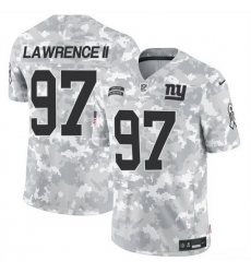 Men New York Giants 97 Dexter Lawrence II 2024 F U S E Arctic Camo Salute To Service Limited Stitched Football Jersey Men New York Giants 97 Dexter Lawrence II 2024 F U S E Arctic Camo Salute To Service Limited Stitched Football Jersey