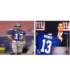New York Giants#13 Warner blue eltie Jersey New York Giants#13 Warner blue eltie Jersey