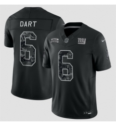 Youth New York Giants  6 Jaxson DartBlack 2026 Salute to Service Limited Stitched Football Jersey