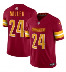 Men Washington Commanders 24 Von Miller Burgundy 2025 F U S E Vapor Limited Stitched Football Jersey Men Washington Commanders 24 Von Miller Burgundy 2025 F U S E Vapor Limited Stitched Football Jersey