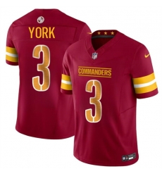 Men Washington Commanders 3 Cade York Burgundy 2024 F U S E Vapor Limited Stitched Football Jersey Men Washington Commanders 3 Cade York Burgundy 2024 F U S E Vapor Limited Stitched Football Jersey