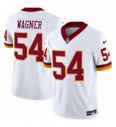 Men Washington Commanders 54 Bobby Wagner White 2025 FUSE Throwback Vapor Limited Football Stitched Jersey Men Washington Commanders 54 Bobby Wagner White 2025 FUSE Throwback Vapor Limited Football Stitched Jersey