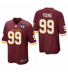Washington Redskins 99 Chase Young Men Nike Burgundy Bobby Mitchell Uniform Patch NFL Game Jersey Washington Redskins 99 Chase Young Men Nike Burgundy Bobby Mitchell Uniform Patch NFL Game Jersey