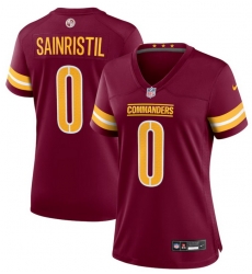 Women Nike Washington Commanders Mike Sainristil Burgundy #0 Red F U S E Jersey Women Nike Washington Commanders Mike Sainristil Burgundy #0 Red F U S E Jersey