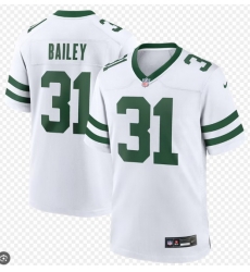 Men New York Jets 31 David Bailey White 2026 Draft F U S E Vapor Untouchable Limited Stitched Jersey