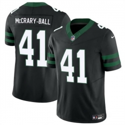 Men New York Jets 41 Marcelino McCrary Ball Black 2025 F U S E  Vapor Untouchable Limited Stitched Jersey