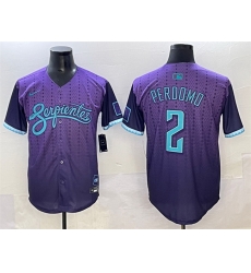 Men Arizona Diamondbacks 2 Geraldo Perdomo Purple 2025 City Connect Limited Stitched Baseball Jersey