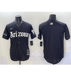 Men Arizona Diamondbacks Blank Black 27Gothic Desert Fang Edition 27 Vapor Premier Limited Stitched Baseball Jersey Men Arizona Diamondbacks Blank Black 27Gothic Desert Fang Edition 27 Vapor Premier Limited Stitched Baseball Jersey