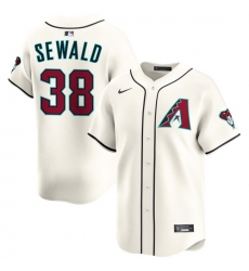 Men Arizona Diamondbacks Nike Home Limited Jersey Cream Sewald Paul 38 Men Arizona Diamondbacks Nike Home Limited Jersey Cream Sewald Paul 38